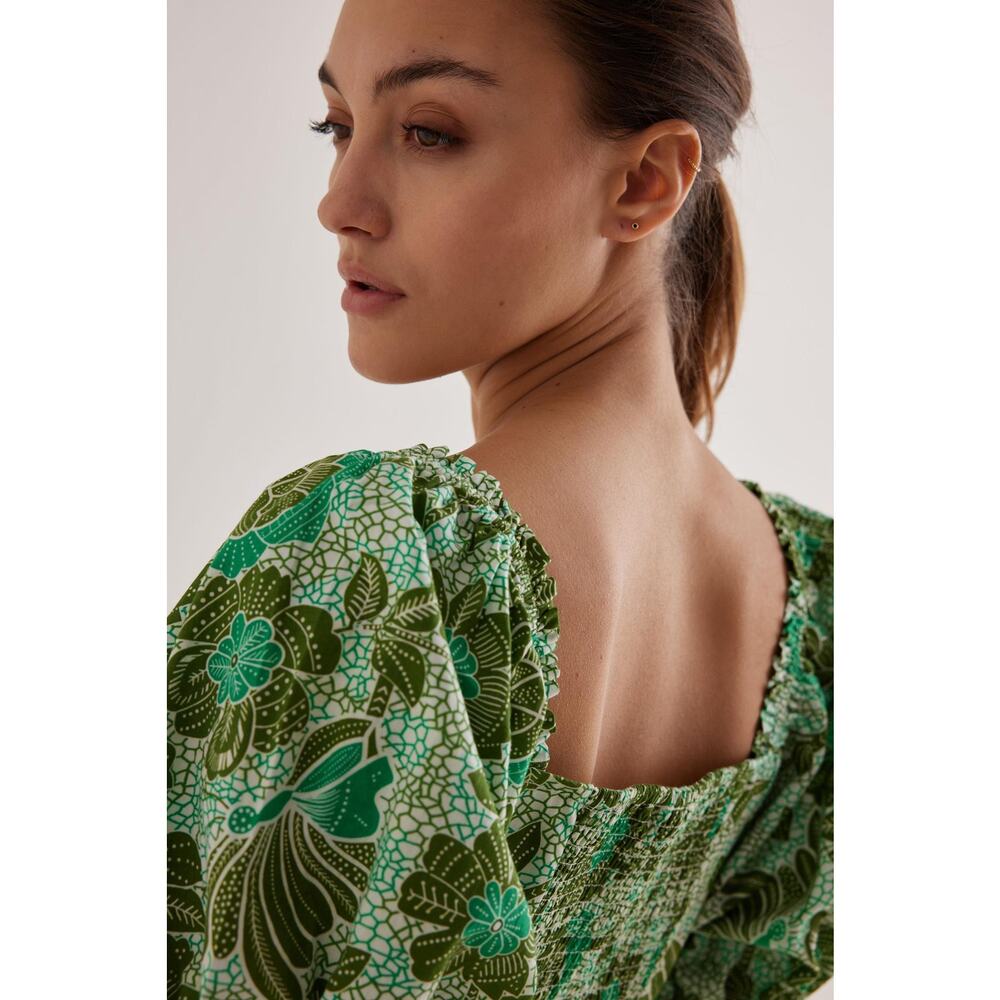 Anthropologie Nikasha Babydoll Poplin Blouse - XS Women - Picture 5 of 10